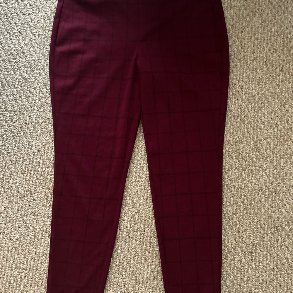 Croft & Barrow Burgundy Pants